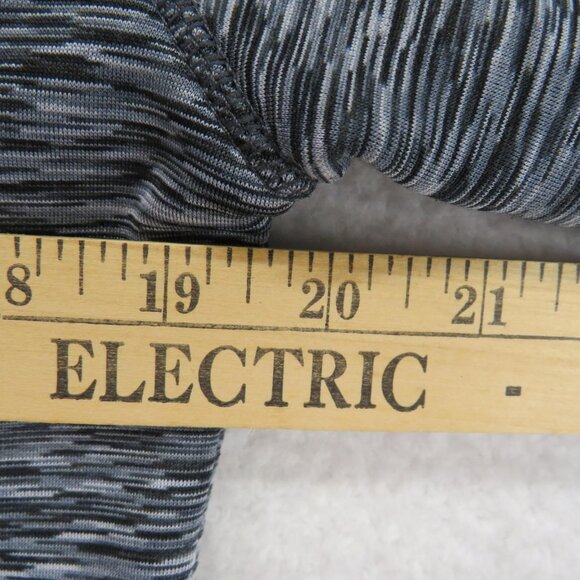 Tangerine Hoodie Womens Large Gray Black Space Dye Pullover Kangaroo Pocket - Picture 9 of 11